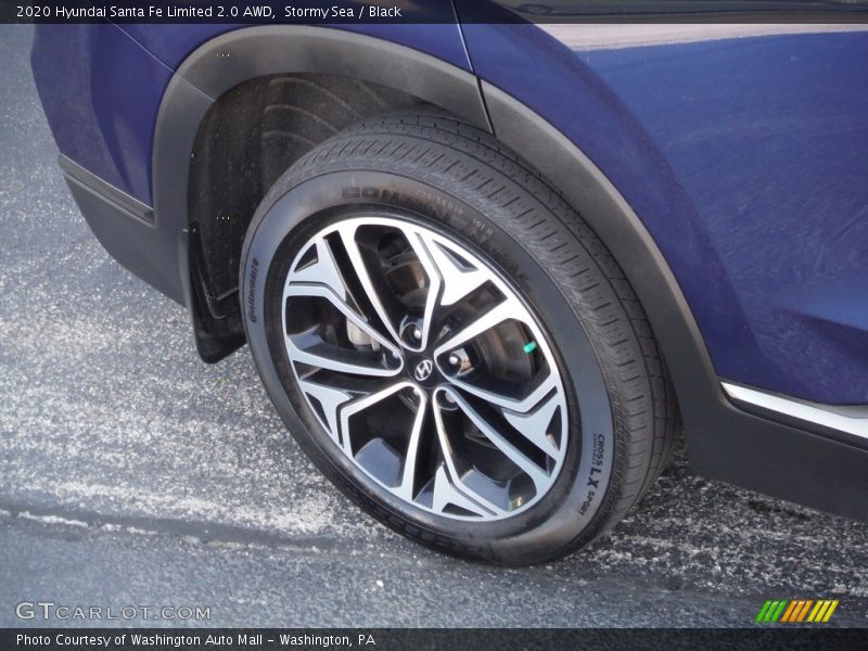 Stormy Sea / Black 2020 Hyundai Santa Fe Limited 2.0 AWD