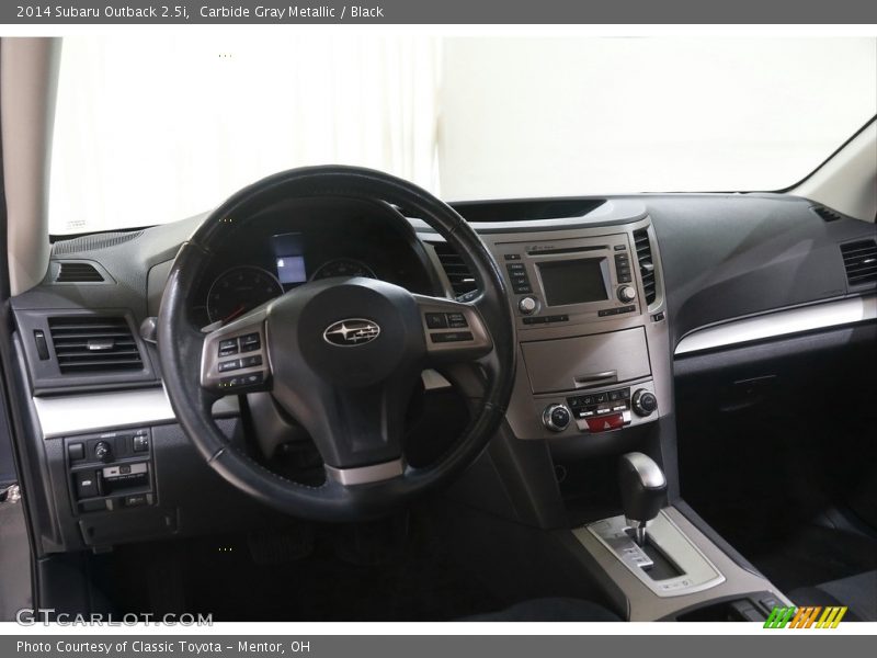 Carbide Gray Metallic / Black 2014 Subaru Outback 2.5i