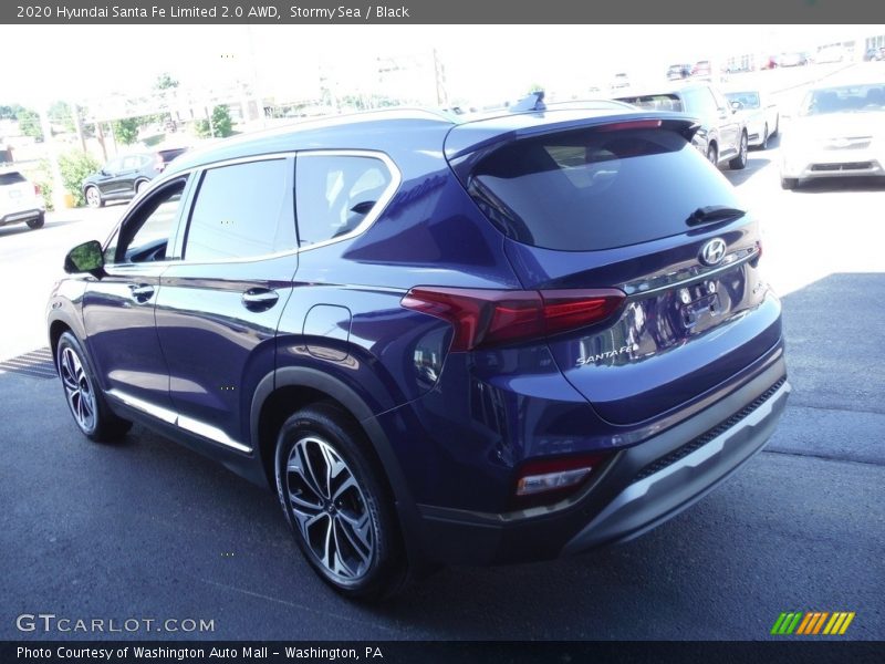 Stormy Sea / Black 2020 Hyundai Santa Fe Limited 2.0 AWD