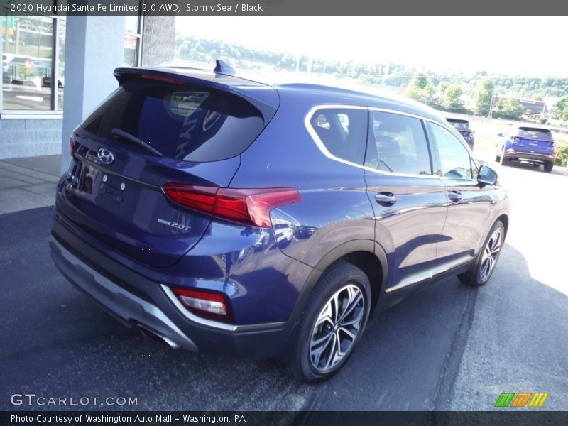 Stormy Sea / Black 2020 Hyundai Santa Fe Limited 2.0 AWD