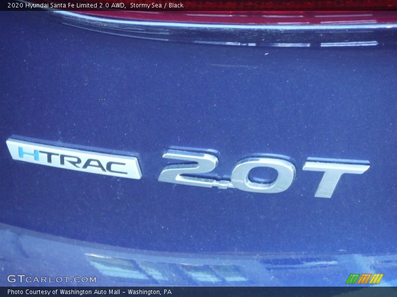 Stormy Sea / Black 2020 Hyundai Santa Fe Limited 2.0 AWD