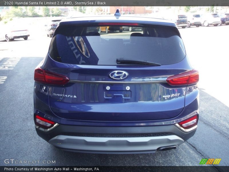 Stormy Sea / Black 2020 Hyundai Santa Fe Limited 2.0 AWD