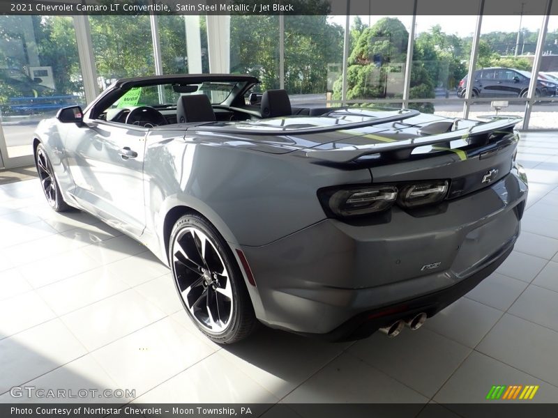 Satin Steel Metallic / Jet Black 2021 Chevrolet Camaro LT Convertible