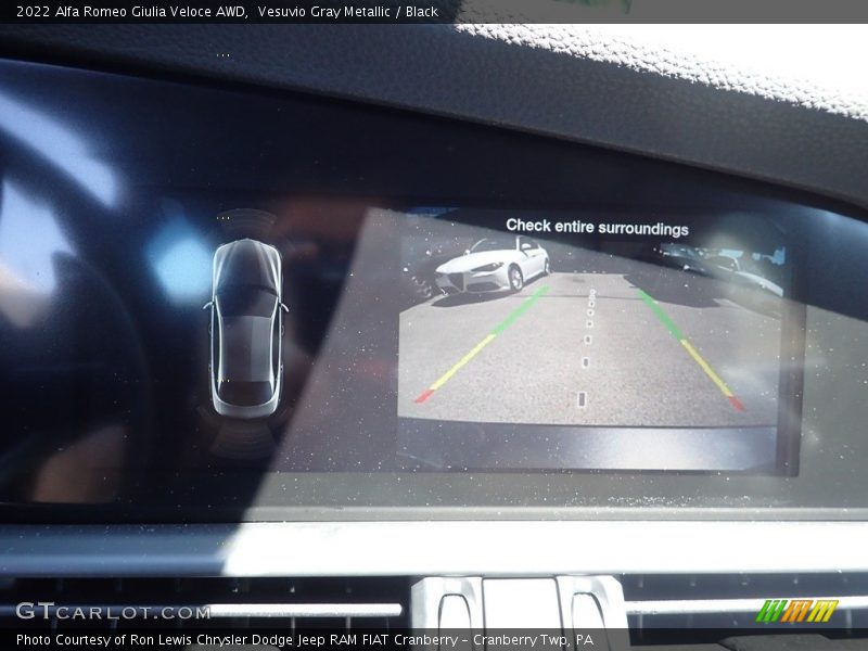 Vesuvio Gray Metallic / Black 2022 Alfa Romeo Giulia Veloce AWD