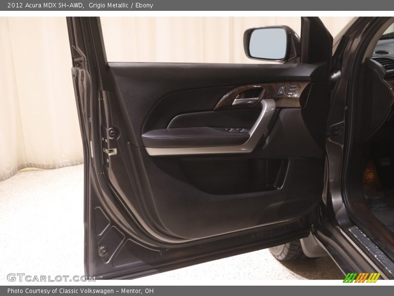 Grigio Metallic / Ebony 2012 Acura MDX SH-AWD