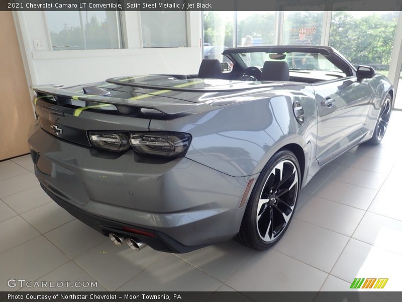 Satin Steel Metallic / Jet Black 2021 Chevrolet Camaro LT Convertible
