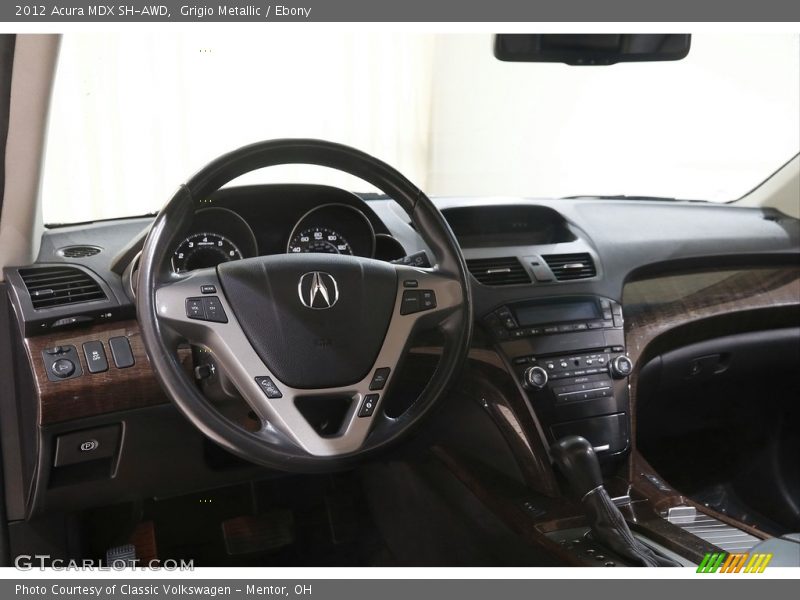 Grigio Metallic / Ebony 2012 Acura MDX SH-AWD