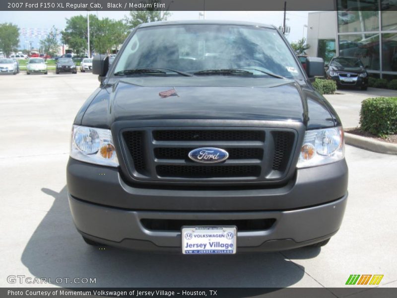 Black / Medium Flint 2007 Ford F150 XL Regular Cab