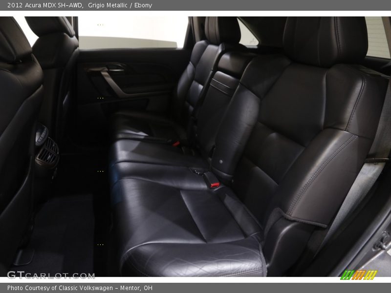 Grigio Metallic / Ebony 2012 Acura MDX SH-AWD