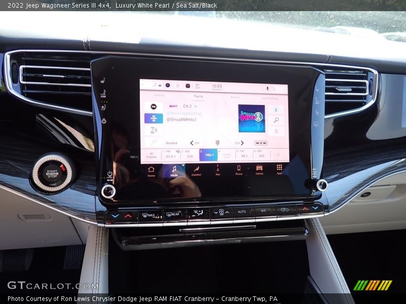 Luxury White Pearl / Sea Salt/Black 2022 Jeep Wagoneer Series III 4x4