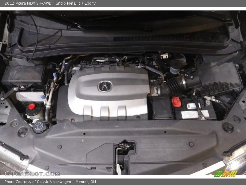 Grigio Metallic / Ebony 2012 Acura MDX SH-AWD