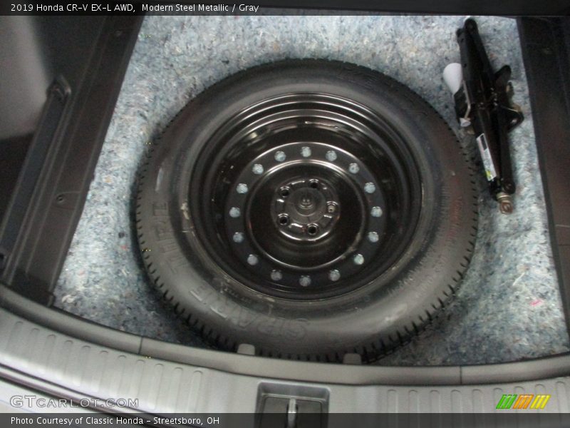 Modern Steel Metallic / Gray 2019 Honda CR-V EX-L AWD