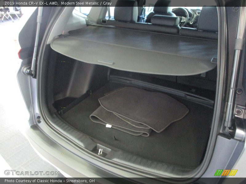 Modern Steel Metallic / Gray 2019 Honda CR-V EX-L AWD