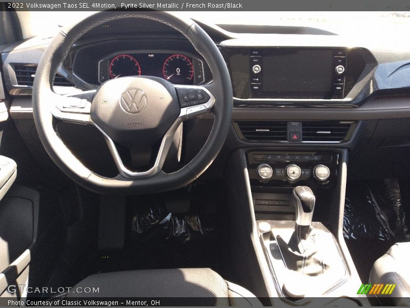 Pyrite Silver Metallic / French Roast/Black 2022 Volkswagen Taos SEL 4Motion