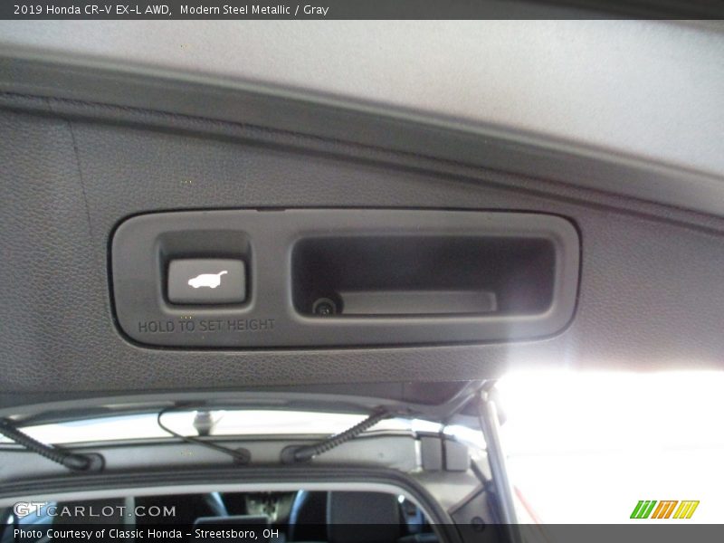 Modern Steel Metallic / Gray 2019 Honda CR-V EX-L AWD