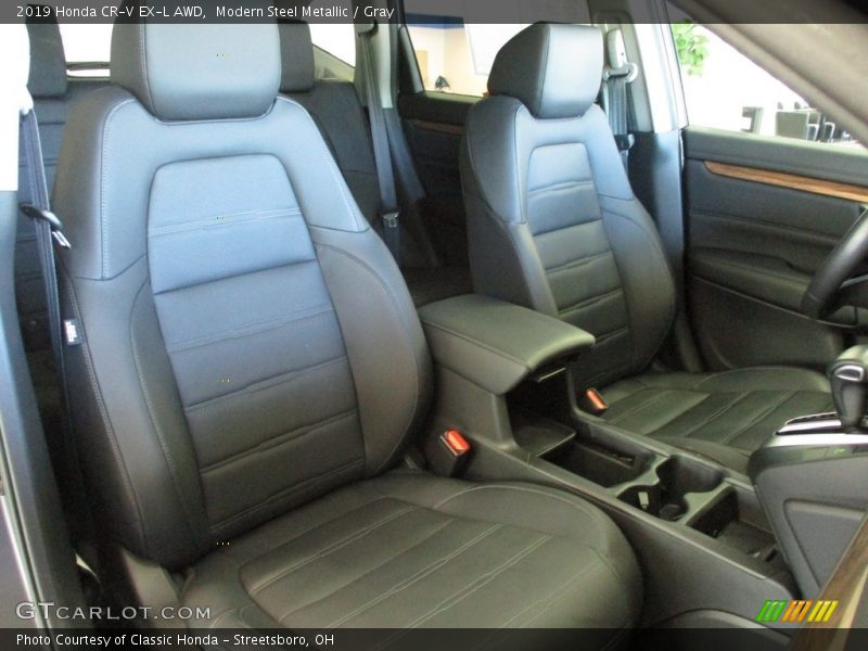 Modern Steel Metallic / Gray 2019 Honda CR-V EX-L AWD