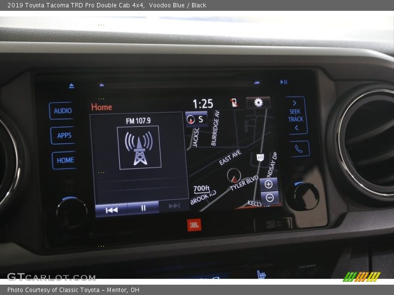 Navigation of 2019 Tacoma TRD Pro Double Cab 4x4