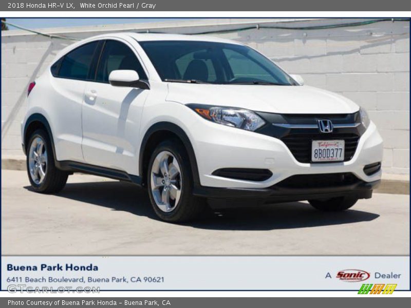 White Orchid Pearl / Gray 2018 Honda HR-V LX