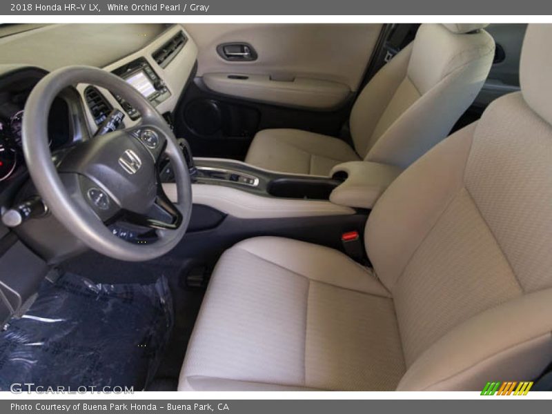 White Orchid Pearl / Gray 2018 Honda HR-V LX