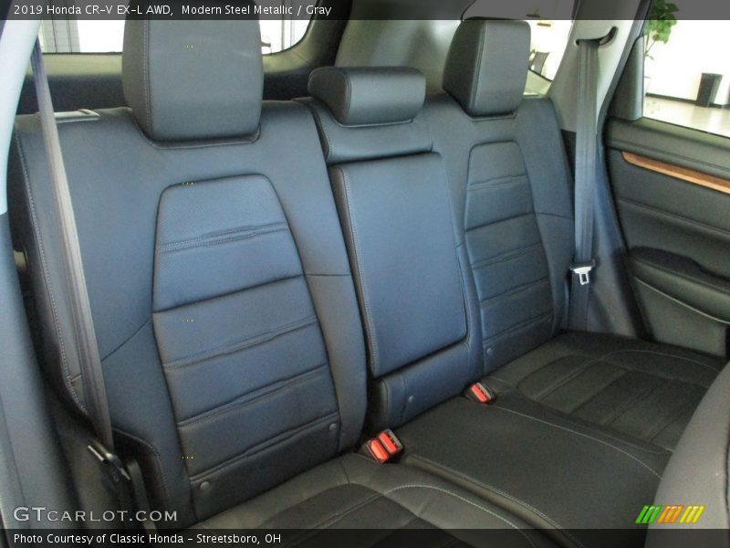 Modern Steel Metallic / Gray 2019 Honda CR-V EX-L AWD