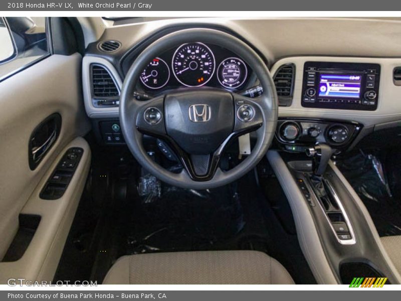 White Orchid Pearl / Gray 2018 Honda HR-V LX