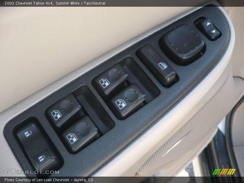 Summit White / Tan/Neutral 2003 Chevrolet Tahoe 4x4