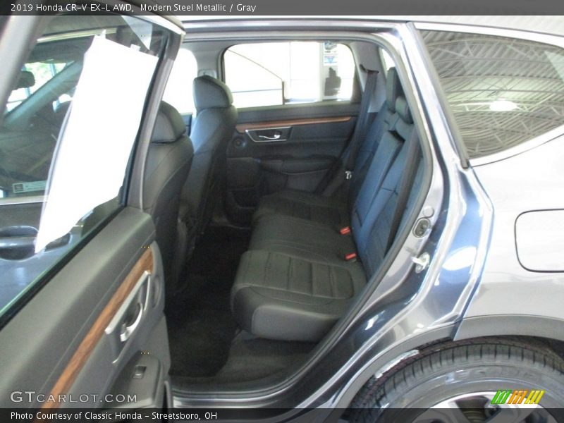 Modern Steel Metallic / Gray 2019 Honda CR-V EX-L AWD