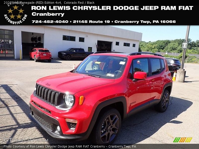Colorado Red / Black 2022 Jeep Renegade (RED) Edition 4x4