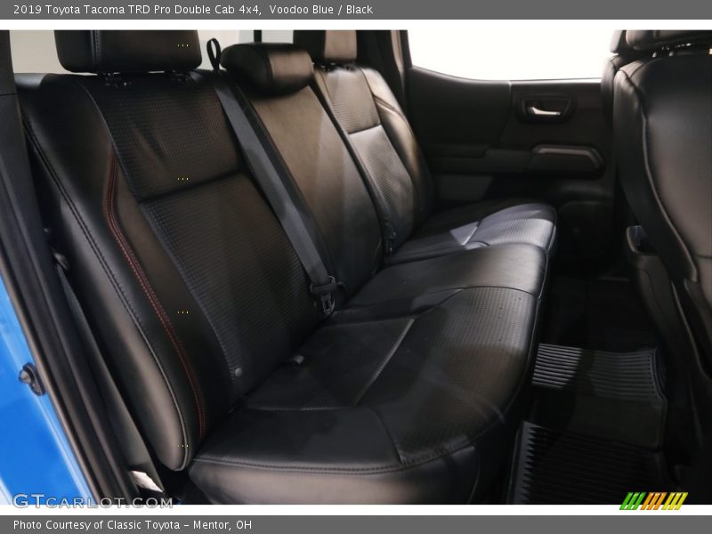 Rear Seat of 2019 Tacoma TRD Pro Double Cab 4x4