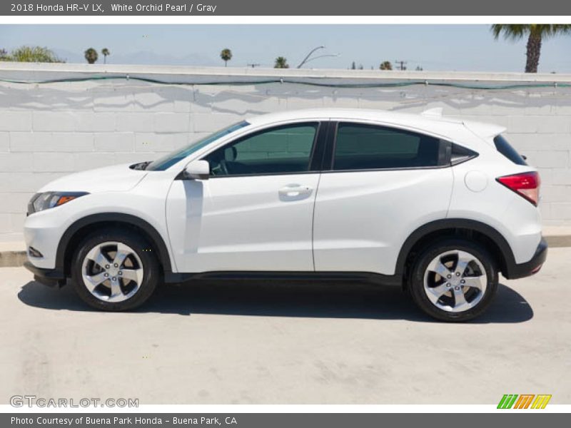 White Orchid Pearl / Gray 2018 Honda HR-V LX