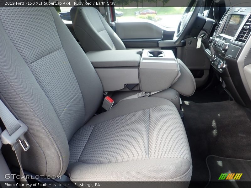 Ruby Red / Earth Gray 2019 Ford F150 XLT SuperCab 4x4