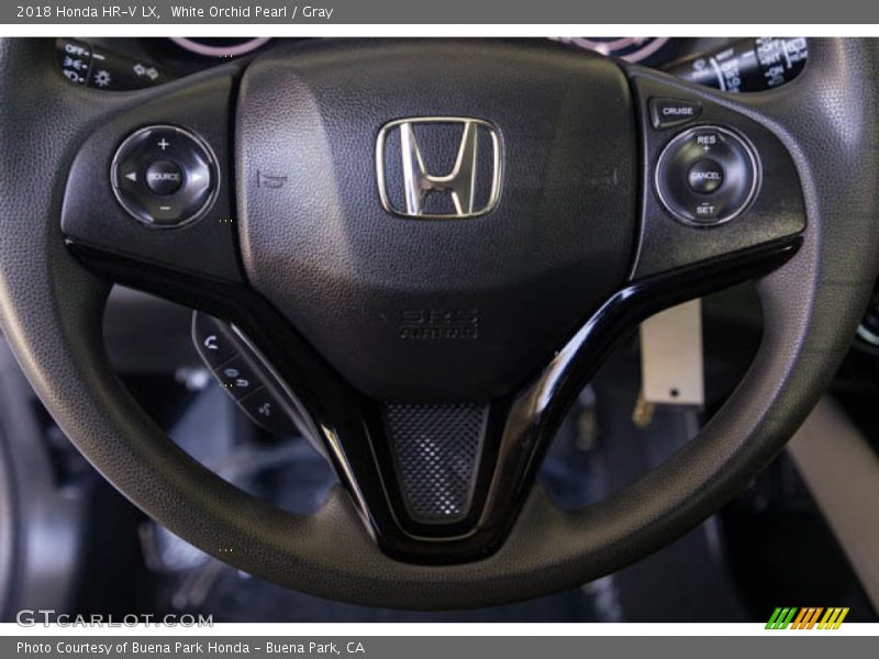 White Orchid Pearl / Gray 2018 Honda HR-V LX