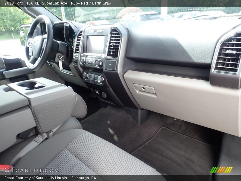 Ruby Red / Earth Gray 2019 Ford F150 XLT SuperCab 4x4