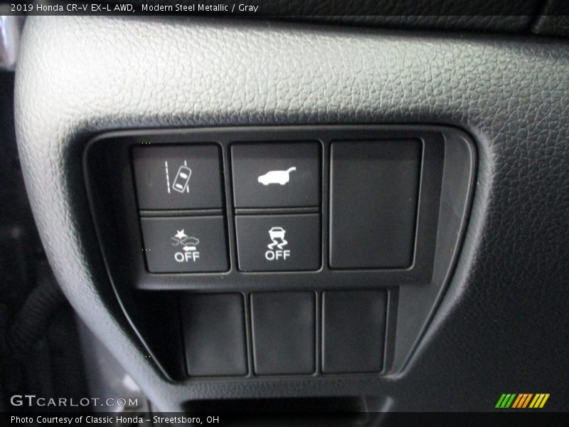 Modern Steel Metallic / Gray 2019 Honda CR-V EX-L AWD