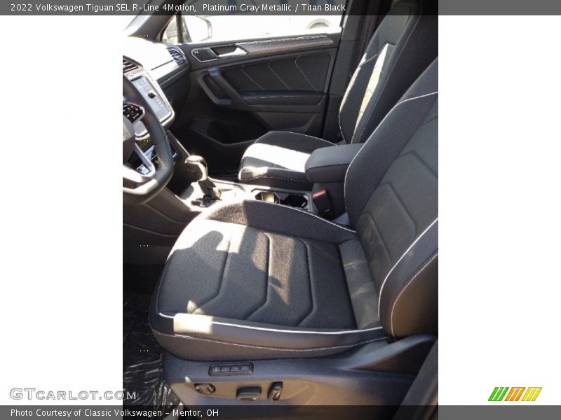 Platinum Gray Metallic / Titan Black 2022 Volkswagen Tiguan SEL R-Line 4Motion