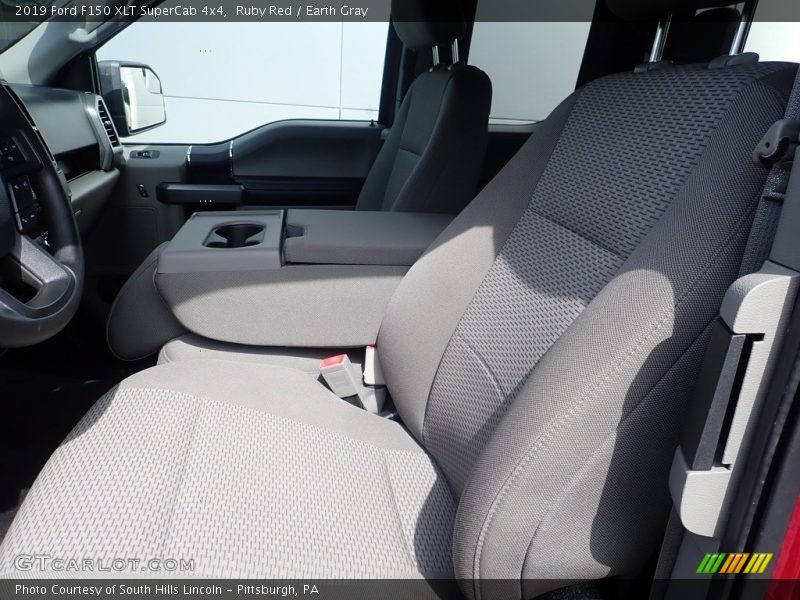 Ruby Red / Earth Gray 2019 Ford F150 XLT SuperCab 4x4