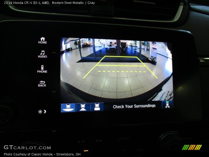 Modern Steel Metallic / Gray 2019 Honda CR-V EX-L AWD