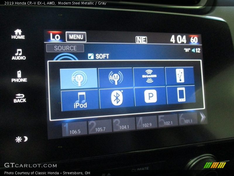 Modern Steel Metallic / Gray 2019 Honda CR-V EX-L AWD