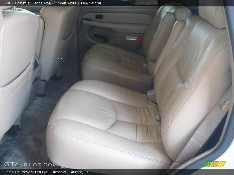 Summit White / Tan/Neutral 2003 Chevrolet Tahoe 4x4