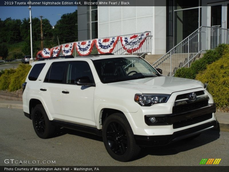 Blizzard White Pearl / Black 2019 Toyota 4Runner Nightshade Edition 4x4