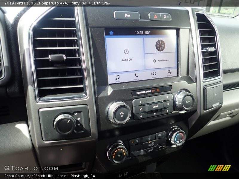 Ruby Red / Earth Gray 2019 Ford F150 XLT SuperCab 4x4