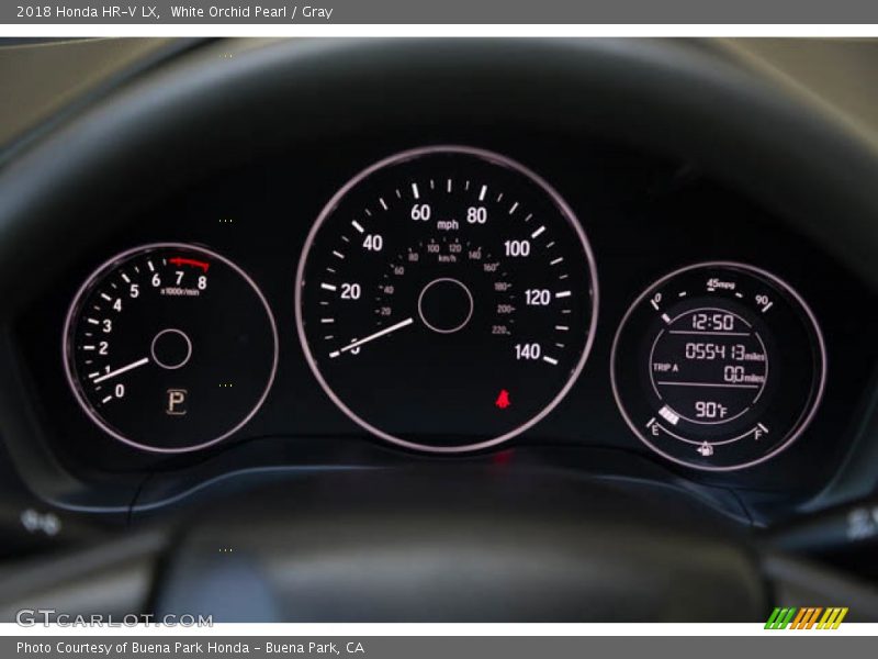 White Orchid Pearl / Gray 2018 Honda HR-V LX