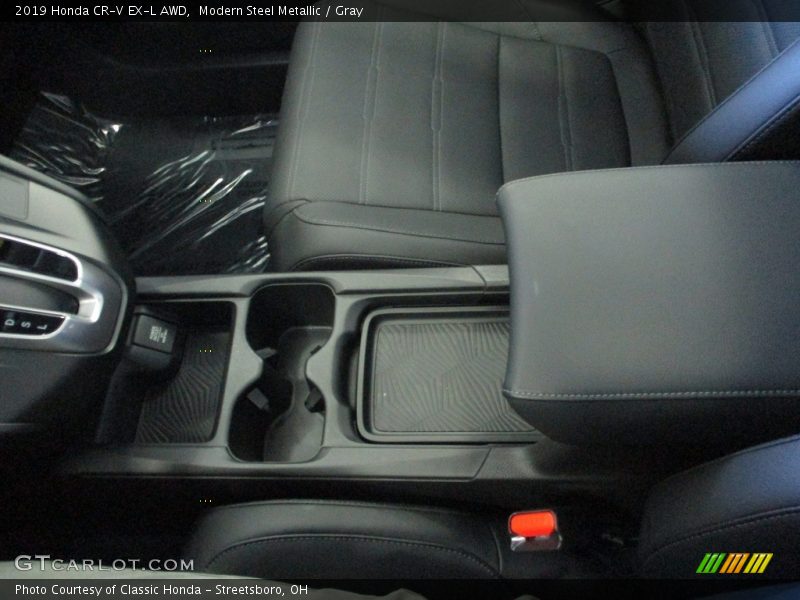 Modern Steel Metallic / Gray 2019 Honda CR-V EX-L AWD