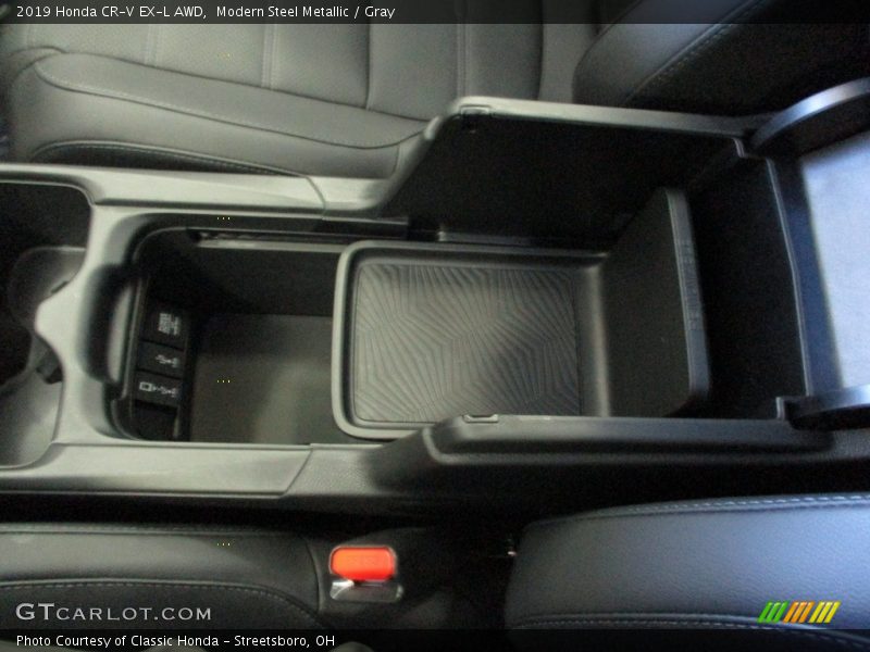 Modern Steel Metallic / Gray 2019 Honda CR-V EX-L AWD