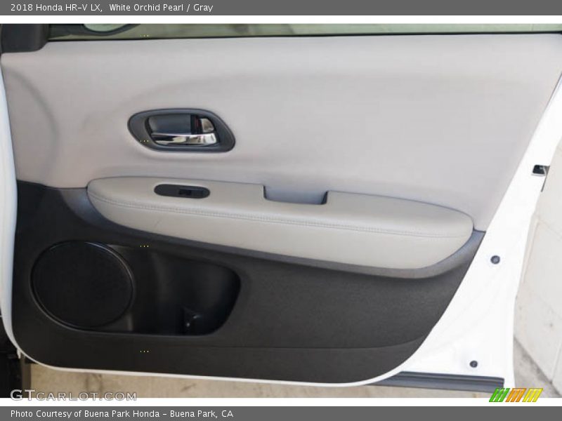 White Orchid Pearl / Gray 2018 Honda HR-V LX