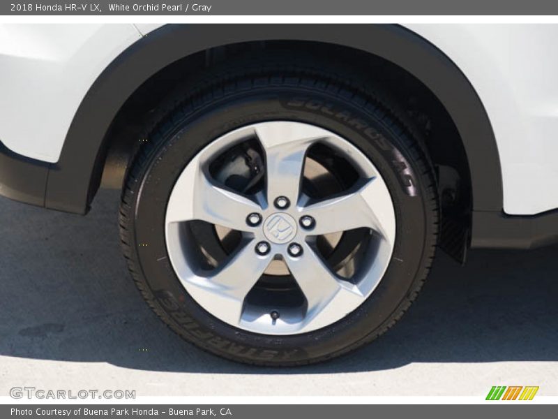 White Orchid Pearl / Gray 2018 Honda HR-V LX