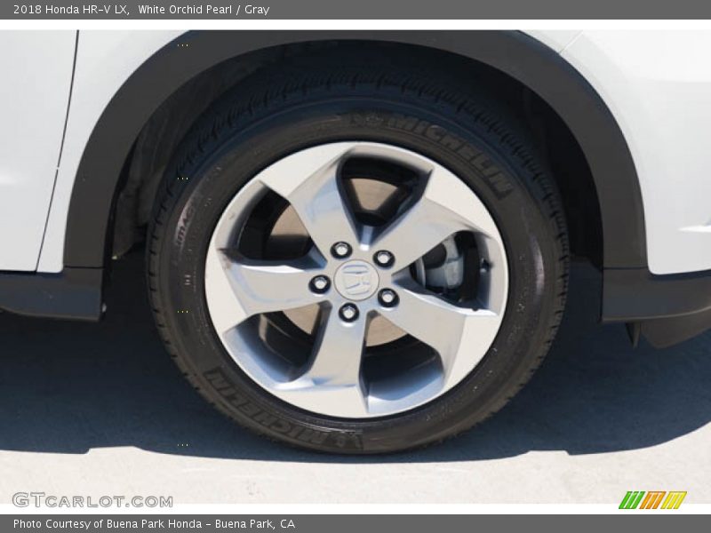 White Orchid Pearl / Gray 2018 Honda HR-V LX