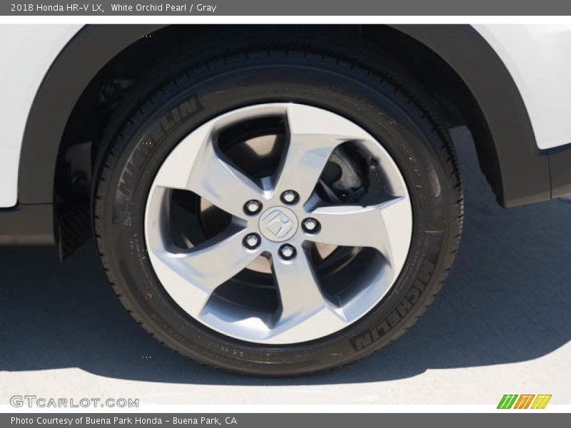 White Orchid Pearl / Gray 2018 Honda HR-V LX