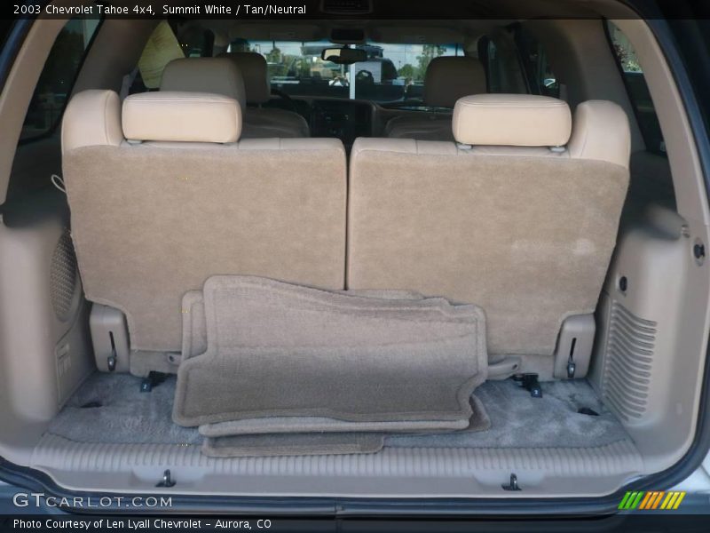 Summit White / Tan/Neutral 2003 Chevrolet Tahoe 4x4