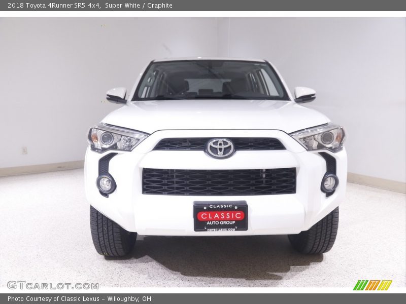 Super White / Graphite 2018 Toyota 4Runner SR5 4x4